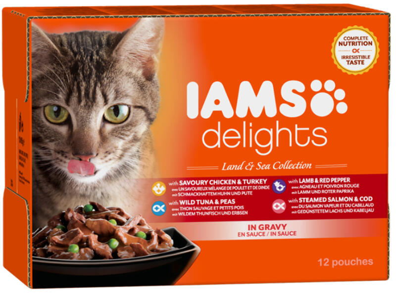 Delight Land & Sea Collection in gravy 12x85 g