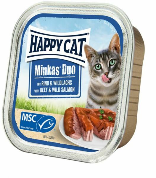 Minkas Duo beef & wild salmon 100 g
