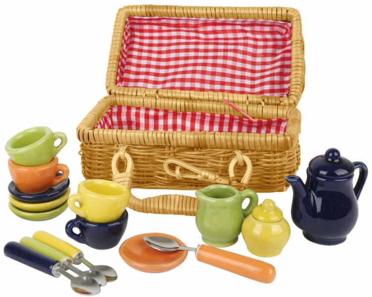 Vásárlás: Legler Piknik kosár kerámia edényekkel Gyermek konyha árak  összehasonlítása, Piknikkosárkerámiaedényekkel boltok