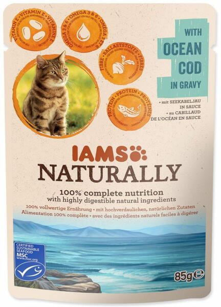 Naturally Ocean cod in gravy 85 g