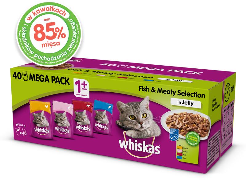 Adult fish & meaty selection 40x100 g