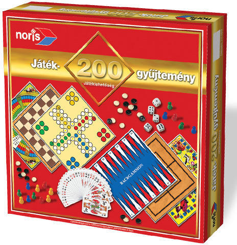 Vásárlás: Noris 200 db-os Játékgyűjtemény (607771573) Társasjáték árak  összehasonlítása, 200 db os Játékgyűjtemény 607771573 boltok