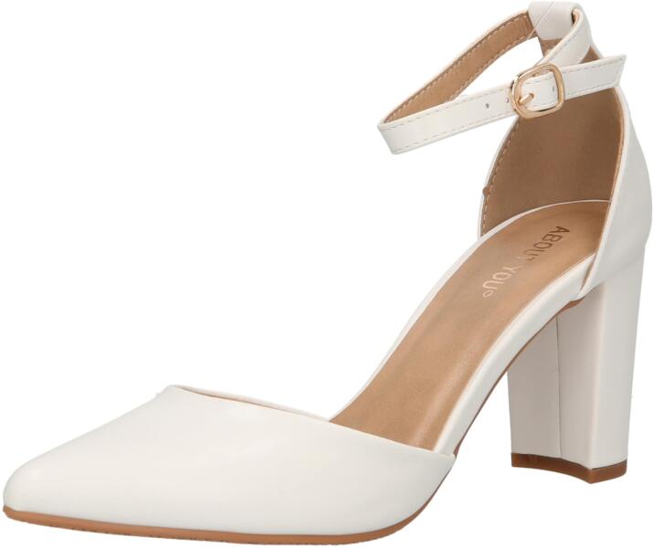 ABOUT YOU Официални дамски обувки 'Mylie' бяло, размер 39 цени и магазини,  евтини оферти Дамски обувки