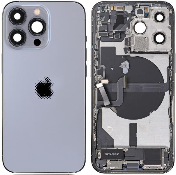 Apple iPhone 13 Pro - Carcasă Spate cu Piese Mici (Blue), Blue