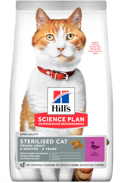 Science Plan Young Adult Sterilised duck 1,5 kg