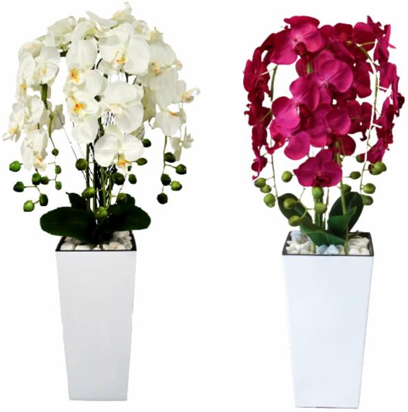 Vásárlás: SmileHOME by Pepita Orchidea Művirág csokros magas fehér szöglete  (21NOR) Művirág árak összehasonlítása, Orchidea Művirág csokros magas fehér  szöglete 21 NOR boltok