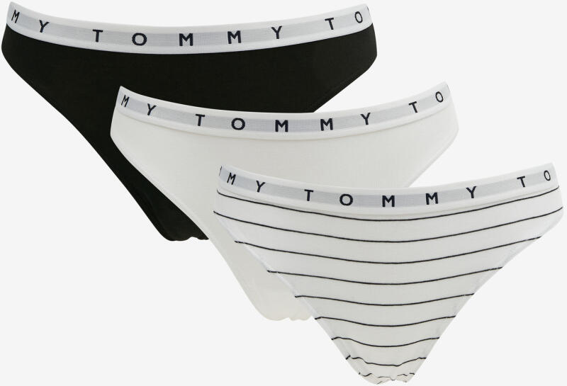 Női Tommy Hilfiger Underwear 3 db-os Bugyi szett XL Fekete