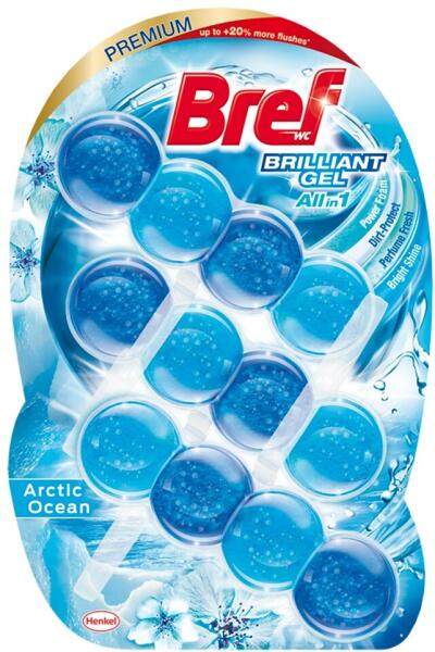 Brilliant Gel Arctic Ocean WC-frissítő 3x42 g