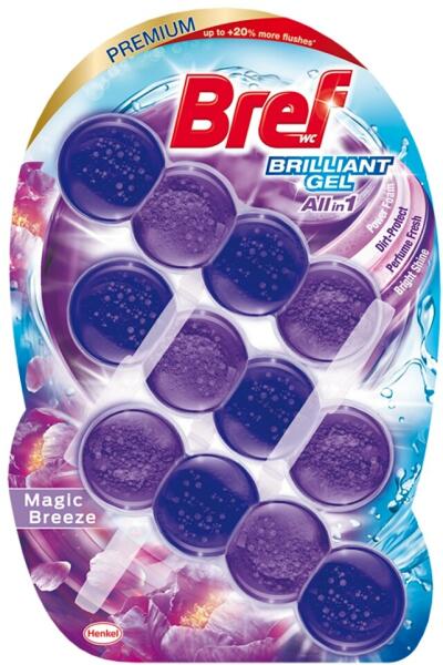 Brilliant Gel Magic Breeze WC-frissítő 3x42 g