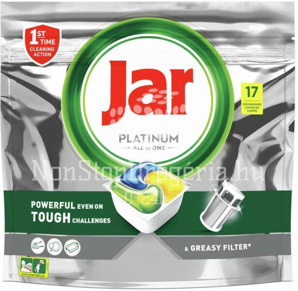 Vásárlás: Jar Platinum Lemon All-in-One mosogatógép kapszula 17 db Gépi  mosogatószer, öblítőszer árak összehasonlítása, Platinum Lemon All in One mosogatógép  kapszula 17 db boltok