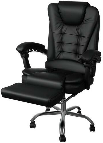 Extra kényelmes irodai / gamer forgószék vezetői fotel elegáns irodai szék  lábtartóval