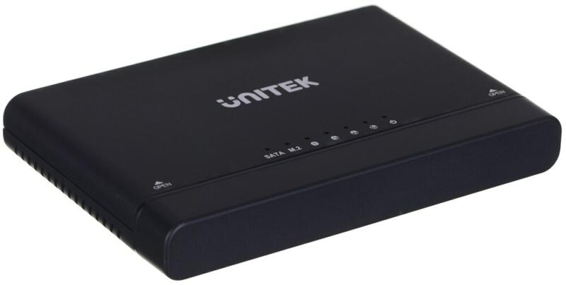 Unitek s1222a кутия за хард диск, с адаптер за смяна на пол на кабел, usb  3.2, sata, 2, 5/3, 5", m. 2 pcie/nvme, черен (s1222a) Картови четци, USB  хъб Цени, оферти и