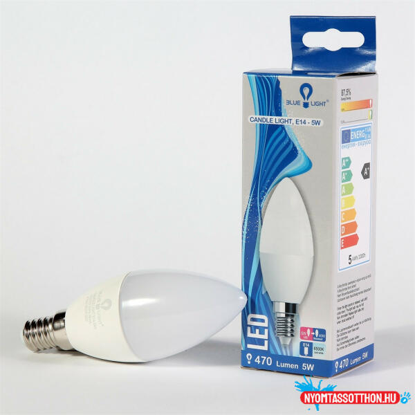 Led 5W E14 470lm 6500k Blue Light (LEDBL864) - nyomtassotthon