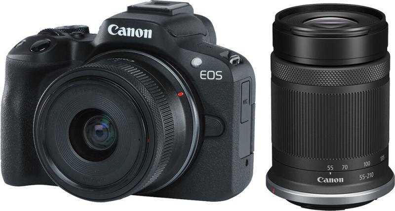 EOS R50 + RF-S 18-45mm f/4.5-6.3 IS STM + RF-S 55-210mm (5811C023)