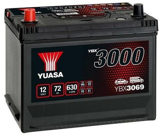 72Ah 630A left+ (YBX3069)