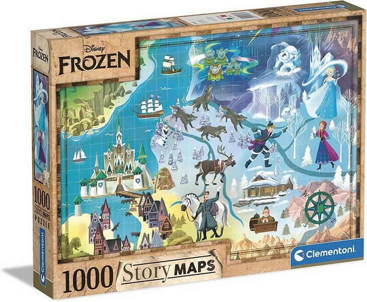 Vásárlás: Clementoni Puzzle 1000 db Disney Maps - Jégvarázs (CL39666) -  hellojatek Puzzle árak összehasonlítása, Puzzle 1000 db Disney Maps  Jégvarázs CL 39666 hellojatek boltok