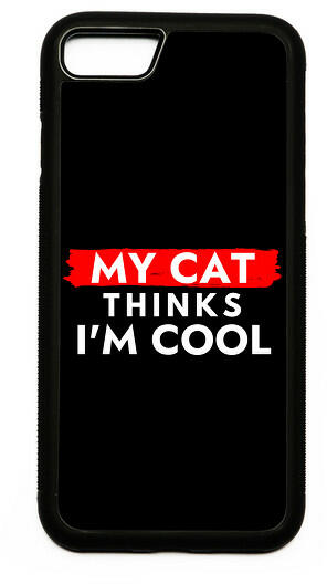 Vásárlás: printfashion My cat thinks I'm Cool - Telefontok - Fekete hátlap  Mobiltelefon tok árak összehasonlítása, My cat thinks I m Cool Telefontok  Fekete hátlap boltok