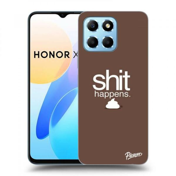 Picasee Husă transparentă din silicon pentru Honor X6 - Shit happens (Husa  telefon mobil) - Preturi
