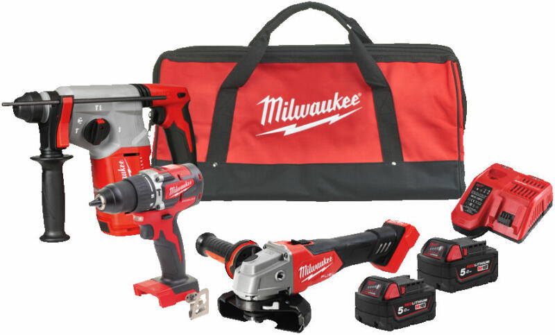 Milwaukee M18 FPP3Q-502B (4933492517) (Set scule) - Preturi