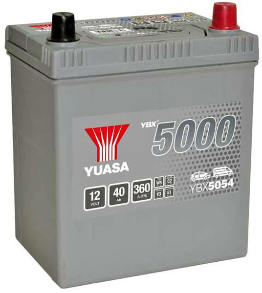 40Ah 360A right+ (YBX5054)
