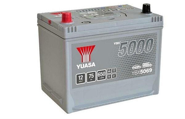 75Ah 650A left+ (YBX5069)