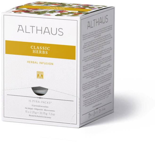 Vásárlás: Althaus PYRA Pack Classic Herbs Tea Tea, gyógytea árak  összehasonlítása, PYRAPackClassicHerbsTea boltok
