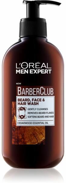 Paris Men Expert Barber Club tisztító gél szakállra arcra és hajra 200 ml