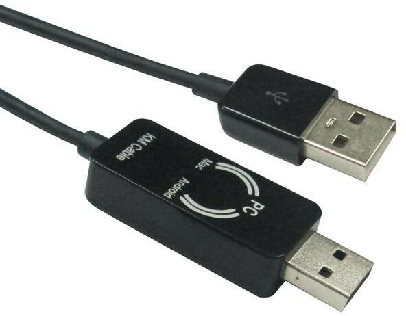 Roline USB 2.0 KM Link kábel PC/Android 1.5 m (11.02. 9180-10) vásárlás,  olcsó Roline USB 2.0 KM Link kábel PC/Android 1.5 m (11.02. 9180-10) árak,  Kábel, csatlakozó akciók