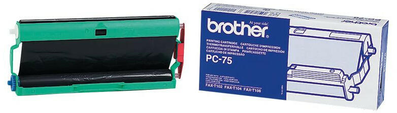 Brother PC-75 fax patron (patron+szalag) (PC75) vásárlás, olcsó Toner,  festékpatron, festékszalag árak, Brother PC-75 fax patron (patron+szalag)  (PC75) boltok