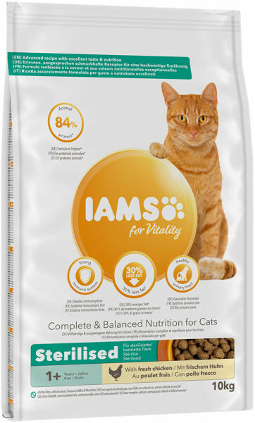 for Vitality Sterilised chicken 10 kg