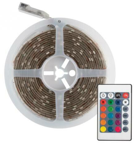 LS 5000RGB RGB LED szalag szett, 30 db SMD 5050 LED/m, ragasztható, 5m, 400 lm/m, 4, 8 W/m (LS 5000RGB) - kontaktor