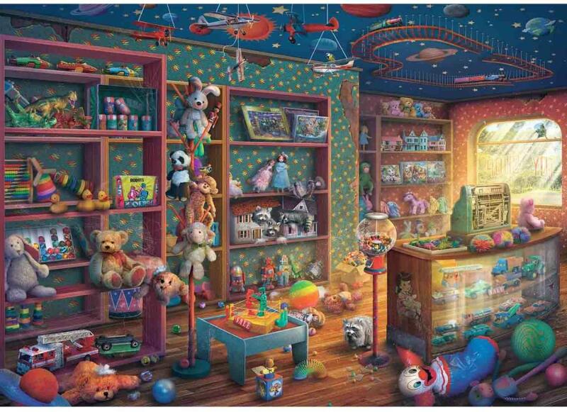 Ravensburger Puzzle Magazin Cu Jucarii, 1000 Piese - RVSPA17508 ...