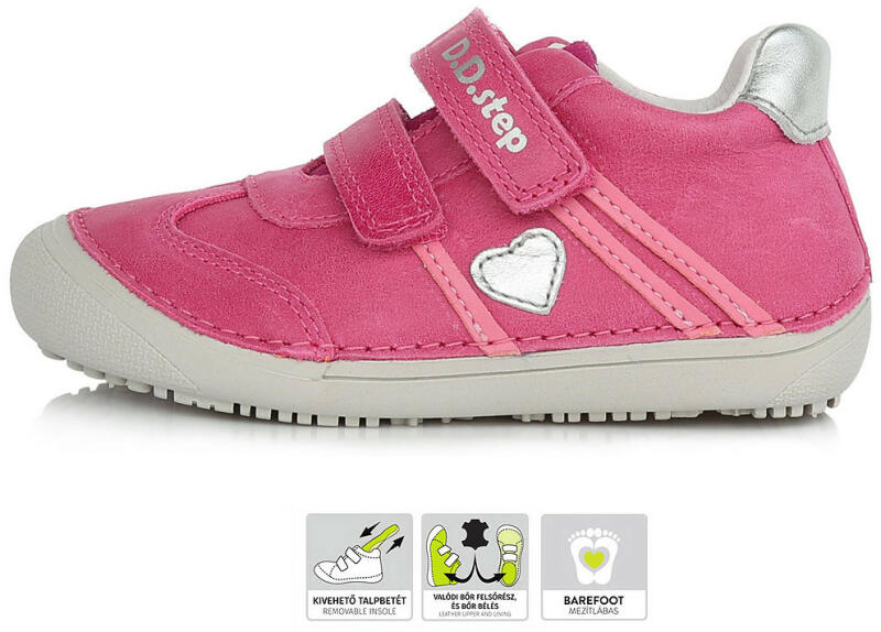 Vásárlás: D.D.Step Szíves pink lány cipő (Méret 32) Gyerek cipő árak  összehasonlítása, Szíves pink lány cipő Méret 32 boltok