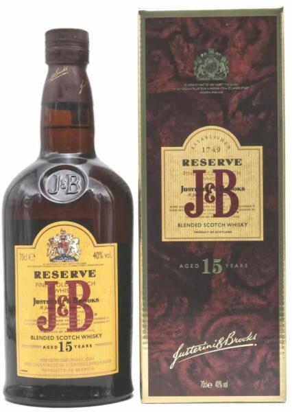 J&B RESERVE ジャスティリーニ&ブルクッス 15年 2セット Justerini & Brooks J&B Reserve 15 Ani Whisky 0.7L, 40% (Whisky