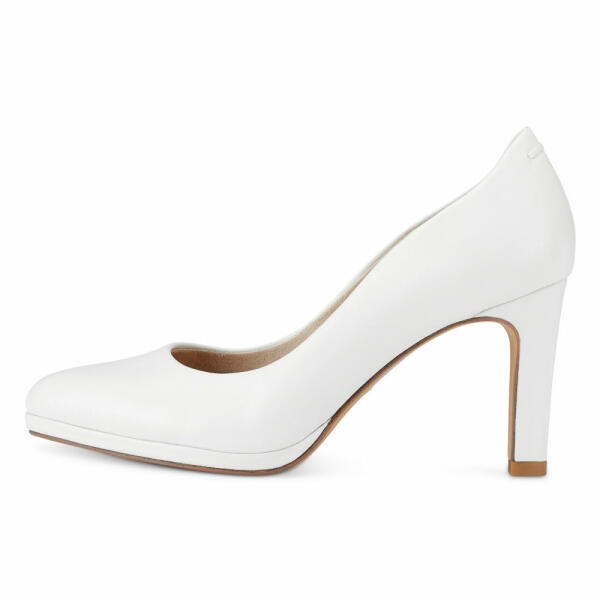 Vásárlás: Tamaris 22411-20-117 Női fehér bőr magassarkú cipő Női magassarkú  cipő árak összehasonlítása, 22411 20 117 Női fehér bőr magassarkú cipő  boltok