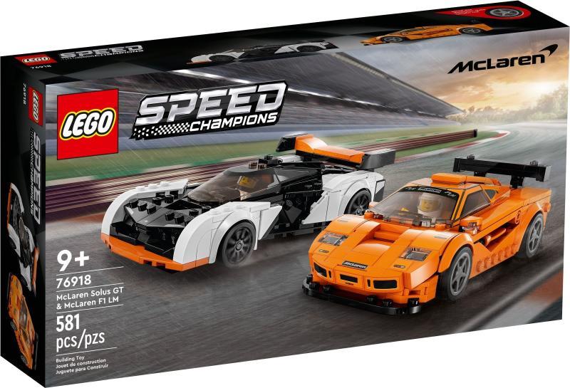 Vásárlás: LEGO® Speed Champions - McLaren Solus GT & McLaren F1 LM (76918)  LEGO árak összehasonlítása, Speed Champions McLaren Solus GT McLaren F 1 LM  76918 boltok