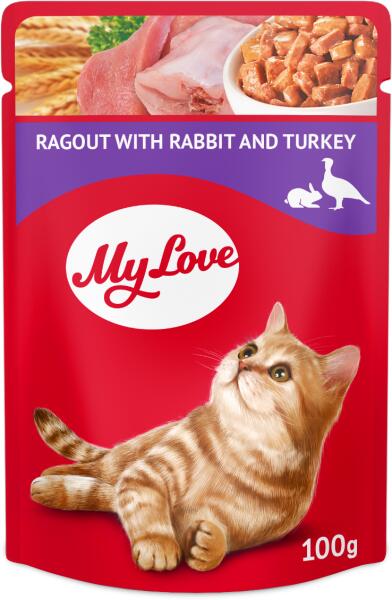 Ragout with rabbit & turkey 100 g