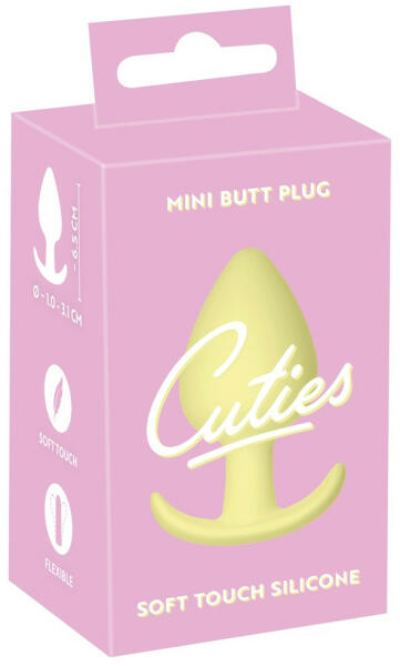 Cuties Mini Butt Plug - Yellow