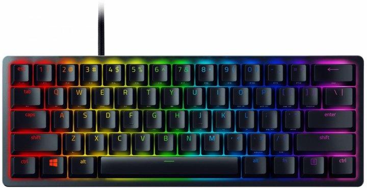 Razer Huntsman Mini ホワイト 軽い打ち心地と静かな打鍵音。超コンパクトな60%キーボード／Razer