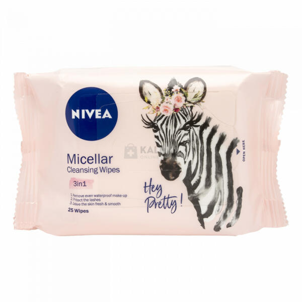 Micellás arctisztító kendő minden bőrtipusra 25db