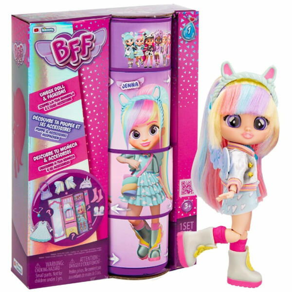 Cry Babies - Best Friends Forever S1 Jenna öltöztethető játékbaba 20 cm (IMC904361)