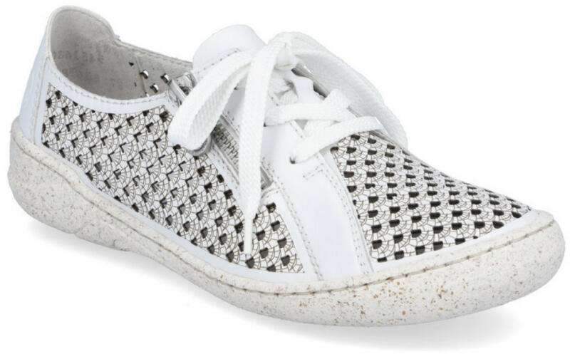 Vásárlás: RIEKER női lyukacsos fűzős félcipő 54516-80 fehér 06929 Női cipő  árak összehasonlítása, női lyukacsos fűzős félcipő 54516 80 fehér 06929  boltok