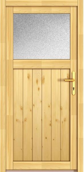 Vásárlás: Fa mellékbejárati ajtó jobbos 98 cm x 200 cm (43502) Bejárati ajtó  árak összehasonlítása, Fa mellékbejárati ajtó jobbos 98 cm x 200 cm 43502  boltok