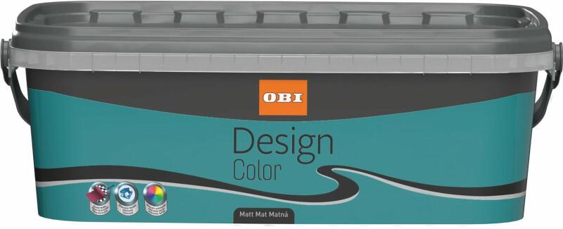 Vásárlás: OBI Design Color beltéri falfesték Karibi matt 5 l  (7504102050031705000) Diszperziós festék, beltéri falfesték árak  összehasonlítása, Design Color beltéri falfesték Karibi matt 5 l  7504102050031705000 boltok