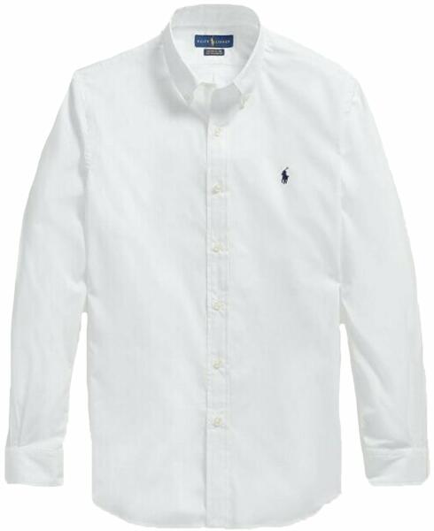 Ralph Lauren Cămaşă Slbdppcs-Long Sleeve-Sport Shirt 710832480002 100 white  (710832480002 100 white) (Camasa barbati) - Preturi