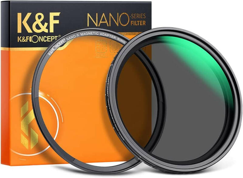 K&FConcept K&F Concept 52mm ND2-ND32 Variálható Mágneses-ND-szűrő - Nano-X  Állítható Natural Density "No X" Filter (KF01.1847) objektív szűrő  vásárlás, olcsó K&FConcept K&F Concept 52mm ND2-ND32 Variálható Mágneses-ND- szűrő - Nano-X Állítható Natural ...
