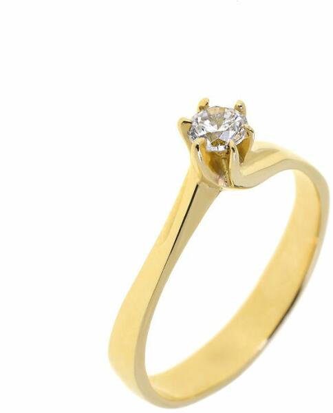 Vásárlás: Capri Eljegyzési gyűrű 14K arany 2, 9 gr, gyémánt kõvel 0, 25 ct,  CP11364GY Gyűrű árak összehasonlítása, Eljegyzési gyűrű 14 K arany 2 9 gr  gyémánt kõvel 0 25 ct CP 11364 GY boltok