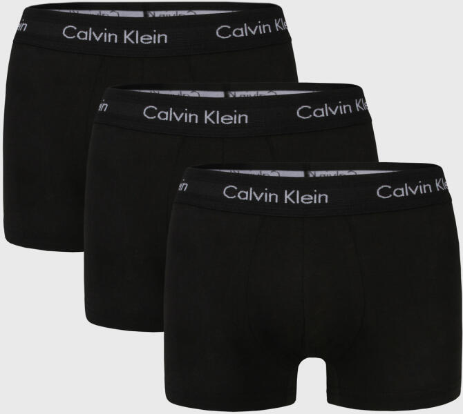 Calvin Klein 3 PACK boxeri Calvin Klein Cotton stretch core II alb-negru XL  (Chilot barbati) - Preturi