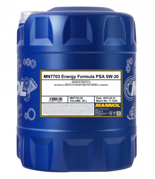 Energy Formula PSA 5W-30 20 l