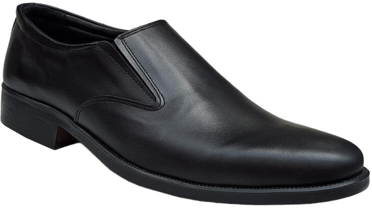 CiucaletiShoes-LS Oferta marimea 38, 42, 43 - Pantofi barbati, eleganti,  din piele naturala, cu elastic, Negru, LADY3NEL - ellegant (Pantof barbati)  - Preturi